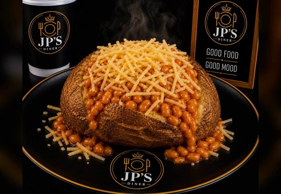 Cheese and Beans Jacket Potato