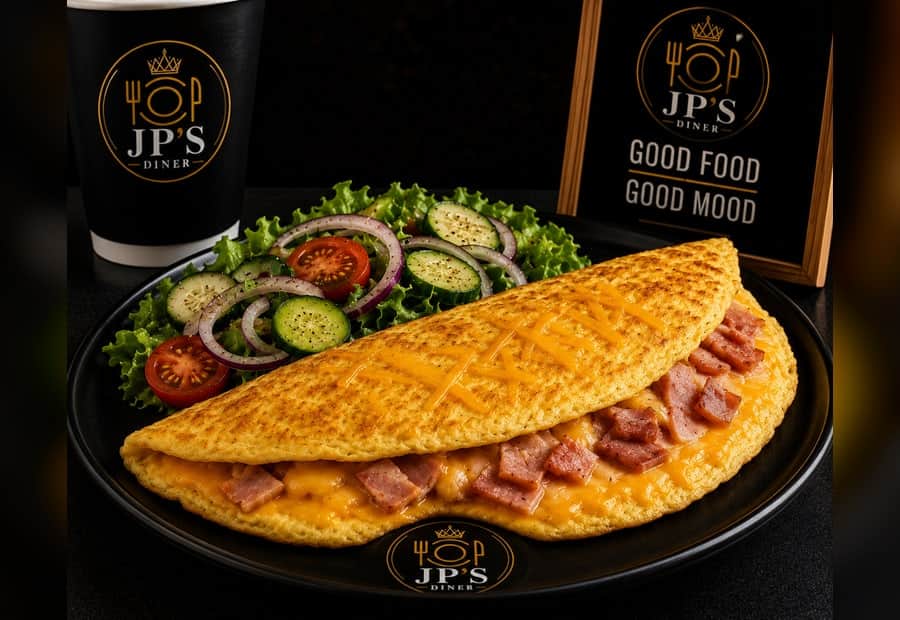 Cheese and Ham Omelette