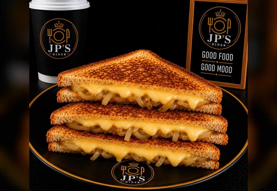 Cheese Onion Toastie or Panini