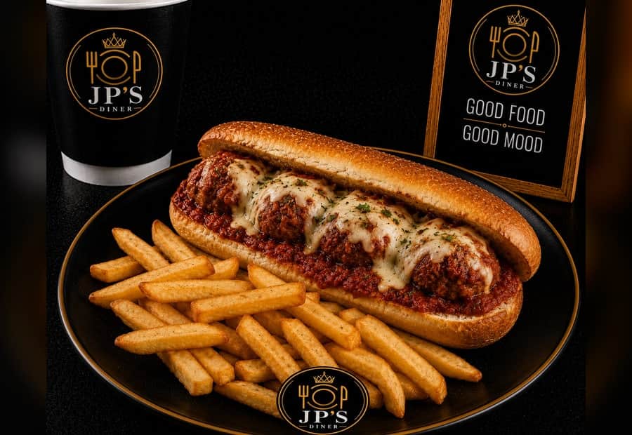 Meatball Sub and Chips